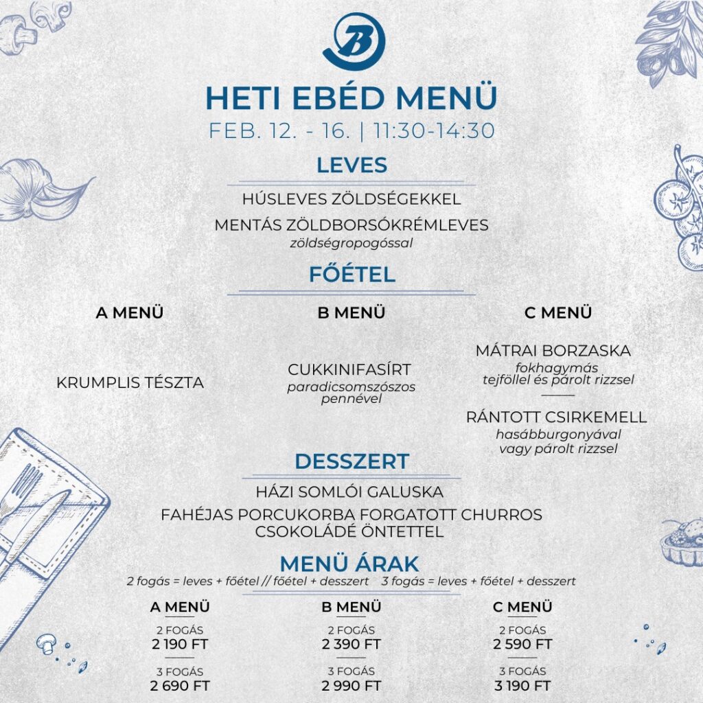 Heti Menü – Bandy's Bisztró